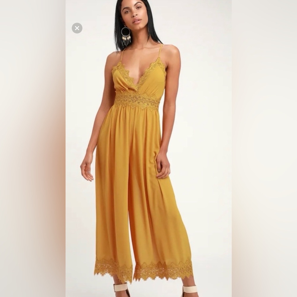 Lulu’s Sunny Day Dream Culotte Jumpsuit